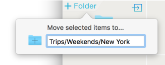 Create folder heirarchy to move and copy files