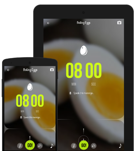 Timer background for Boiling eggs